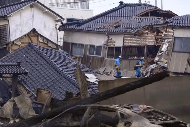 日本发生地震的现场。 日本发生地震的现场。
