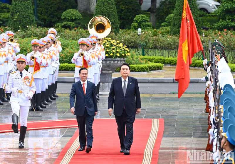 韩国总统尹锡悦于6月22日至24日对越南进行的国事访问。
