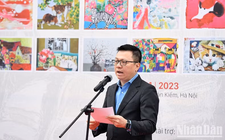 黎国明总编辑在开幕仪式上发表讲话。
