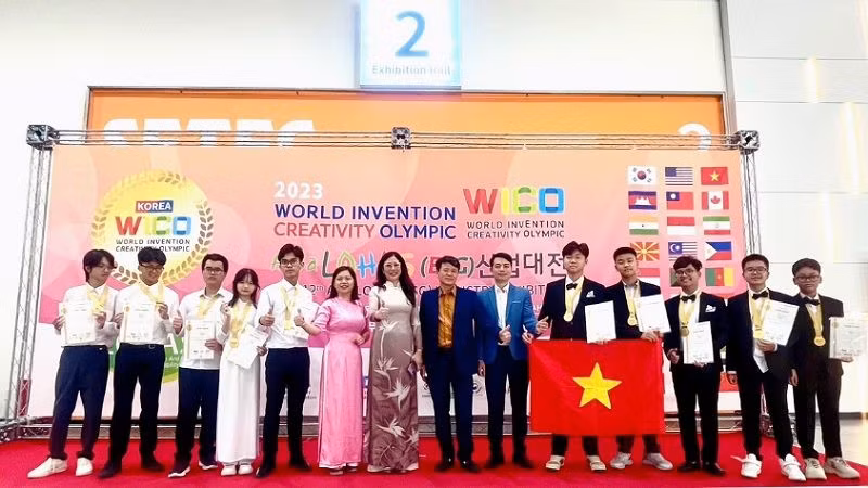 河内学生荣获世界发明创意奥林匹克大会金奖。