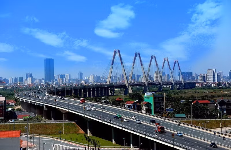 河内市的日新桥。