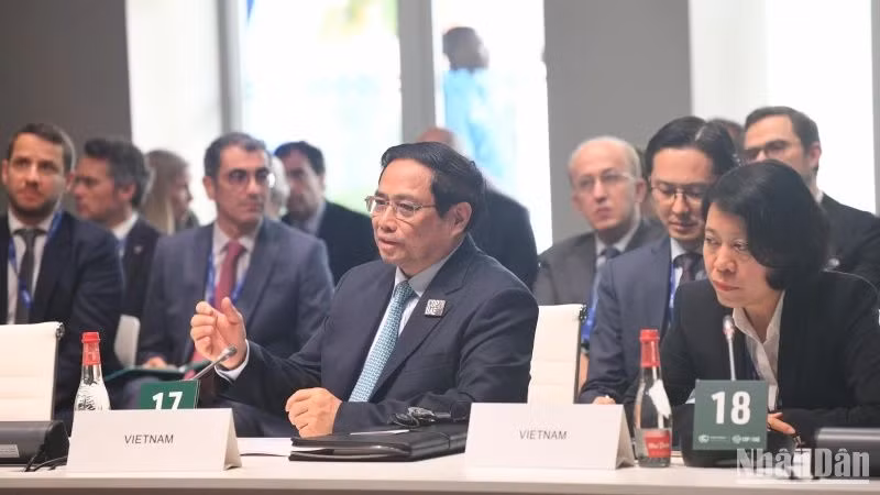越南政府总理范明正出席《联合国气候变化框架公约》第二十八次缔约方大会世界气候行动峰会。