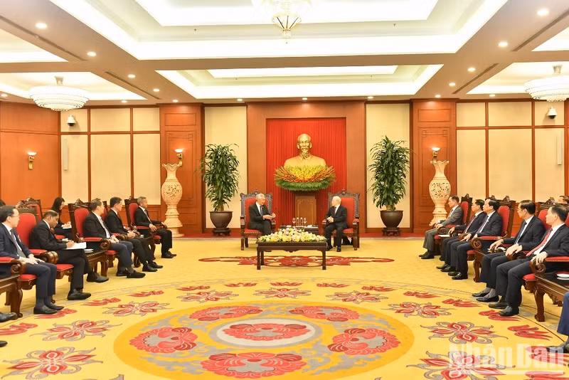 会见场景。