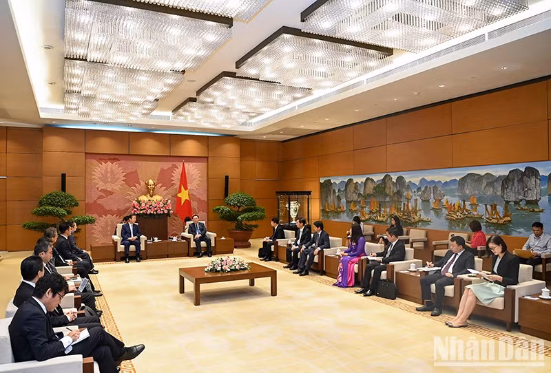 会见场景。