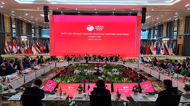 东盟与合作伙伴之间的关系得到加强。（图片来源：外交部）