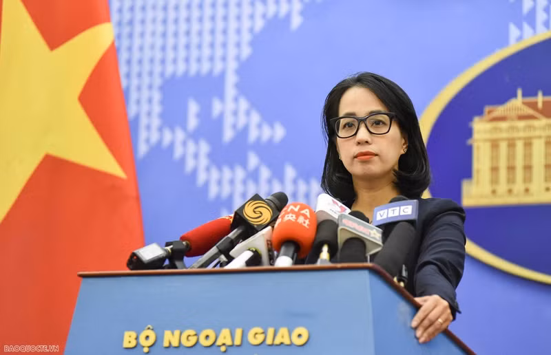 越南外交部发言人范秋姮。