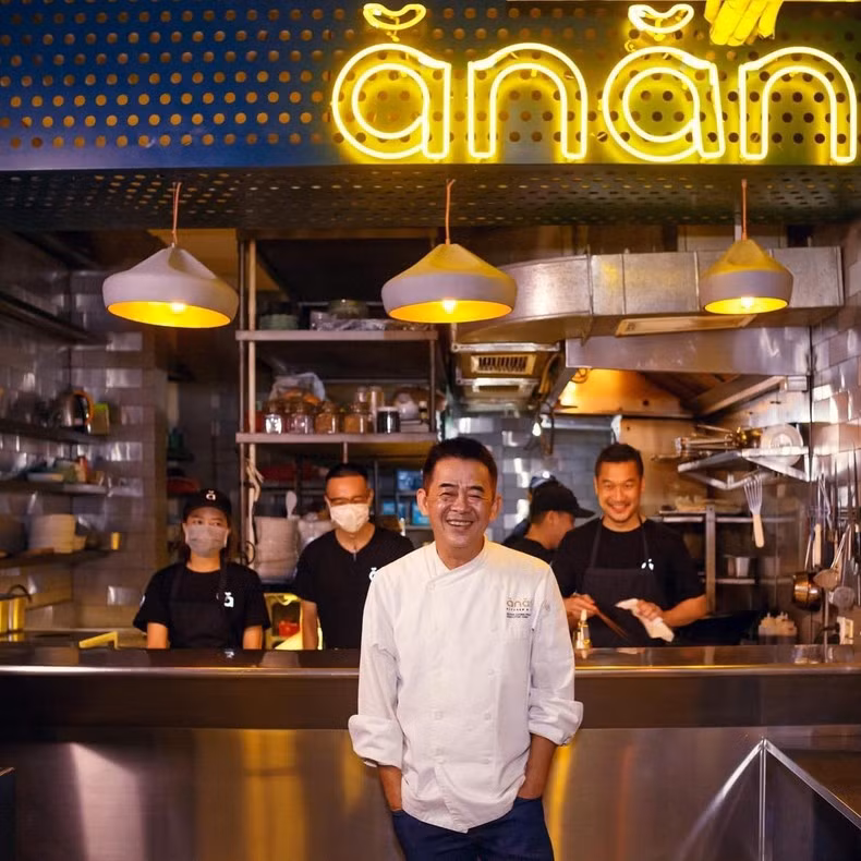 Anan Saigon餐厅的主厨彼得·强·富兰克林。