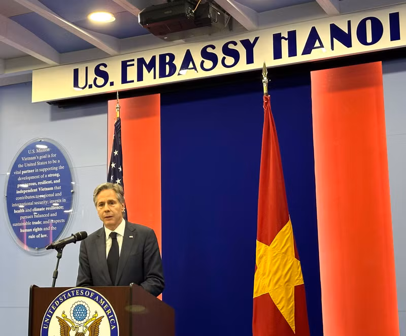 美国国务卿安东尼·布林肯。
