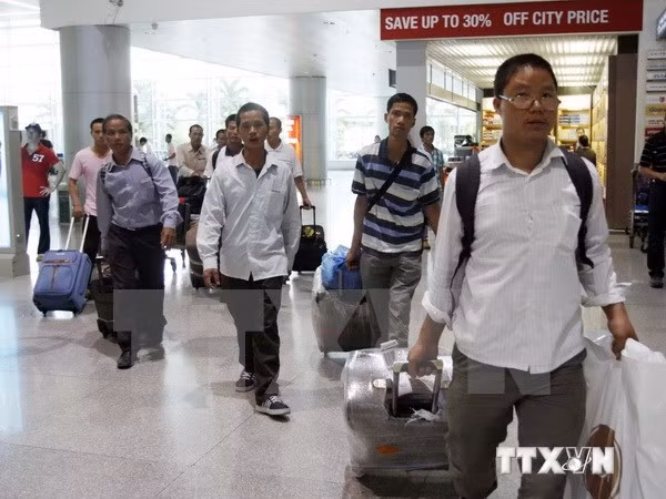 越南劳动者。（图片来源：越通社）
