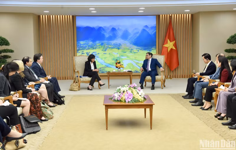 会见场景。