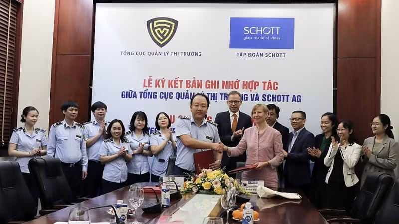 合作谅解备忘录签署仪式。