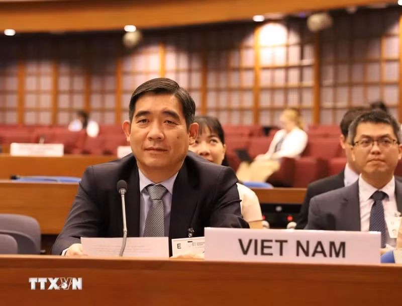 越南驻泰国大使兼驻联合国亚洲及太平洋经济社会委员会（ESCAP）代表团团长范越雄。（图片来源：越通社）
