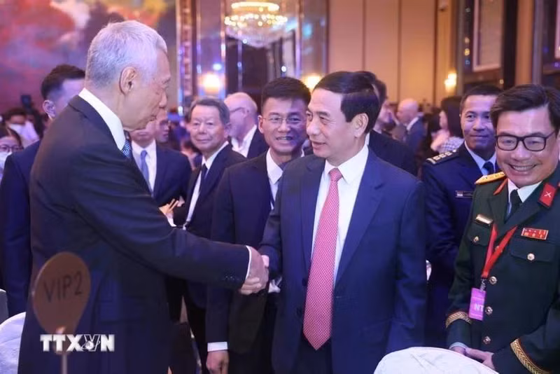 越南国防部部长潘文江大将率团出席第22届香格里拉对话会。（图片来源：越通社）