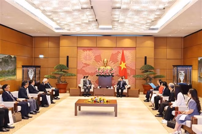 会见场景。（图片来源：越通社）