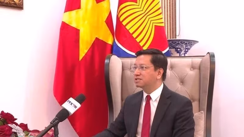 越南驻印度特命全权大使、兼任驻尼泊尔和不丹大使阮清海。（图片来源：越通社）