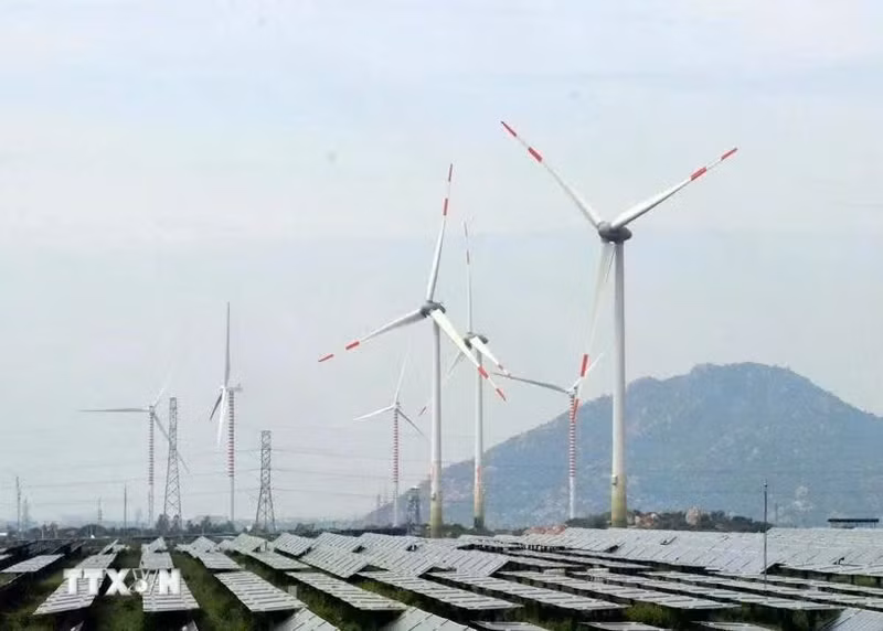 宁顺风电厂。（图片来源：越通社）