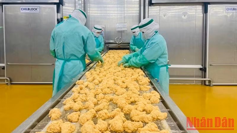 首批越南鸡肉成功出口日本。