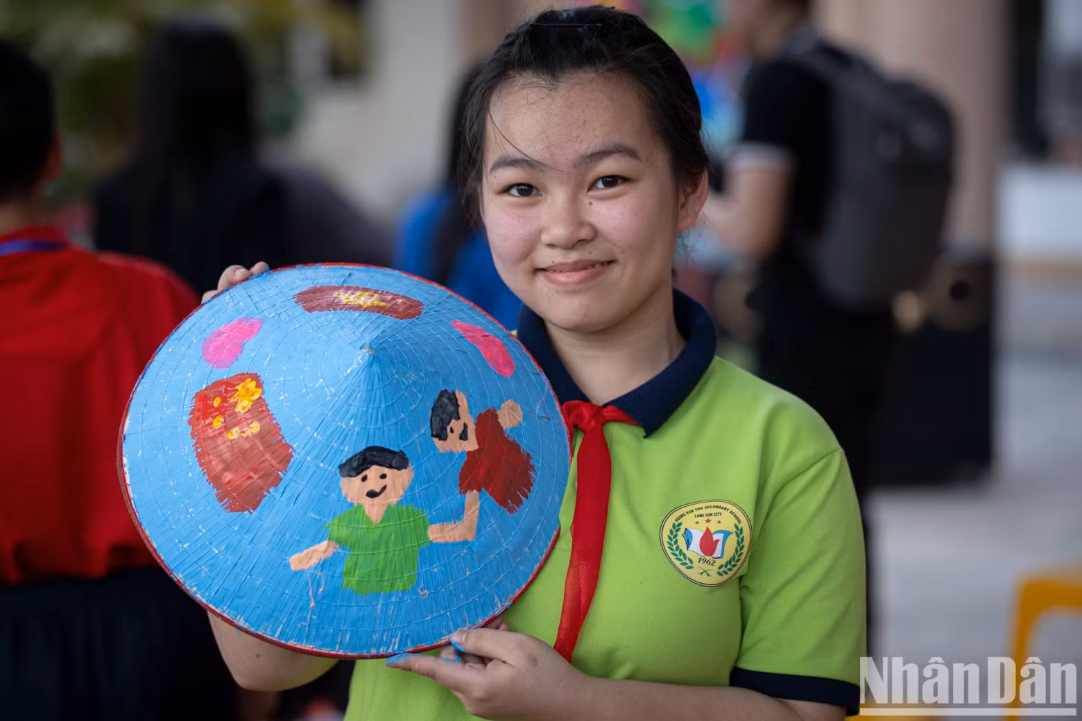 黄文树中学学生阮清好的作品。她希望自己的作品能传播两国之间的友好团结情谊。