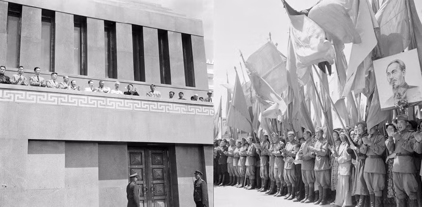 胡志明主席1955年7月首次访问蒙古国。 胡志明主席1955年7月首次访问蒙古国。