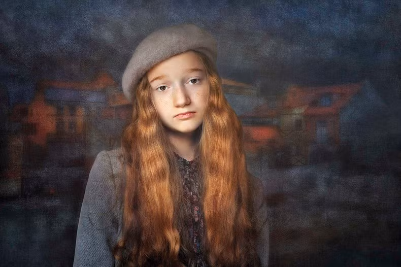 作品《Maja》，作者格热戈日·莱万多夫斯基亚平（波兰），无边界摄影组织金牌，儿童组。