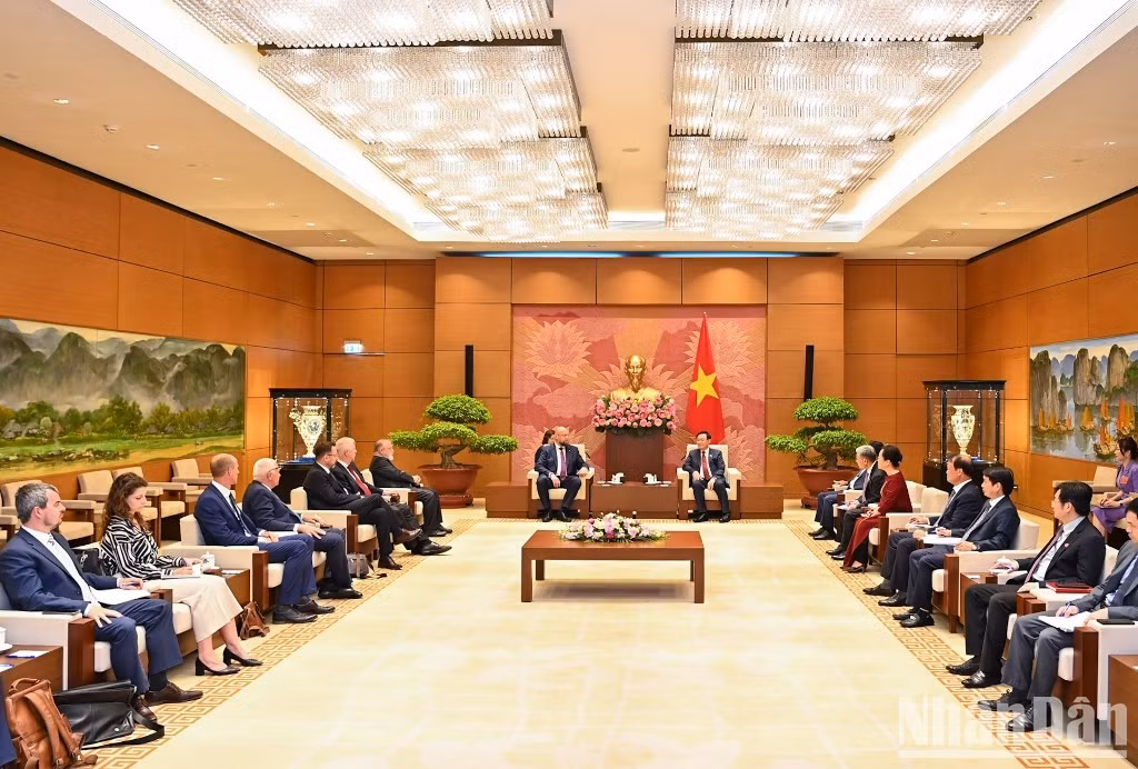 越南国会主席王廷惠会见捷克众议院副议长扬·巴尔托谢克【组图】 ảnh 5