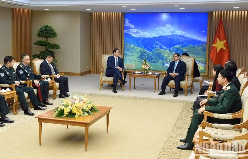 会见场景。