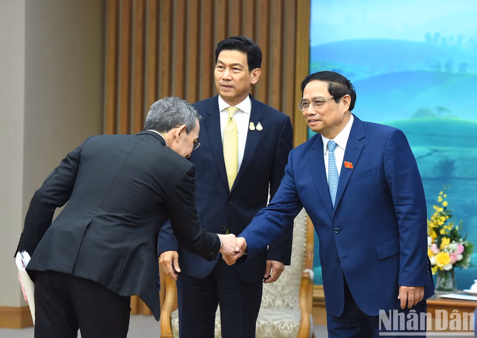 范明正总理欢迎泰国副总理兼外交部长代表团团员访越。
