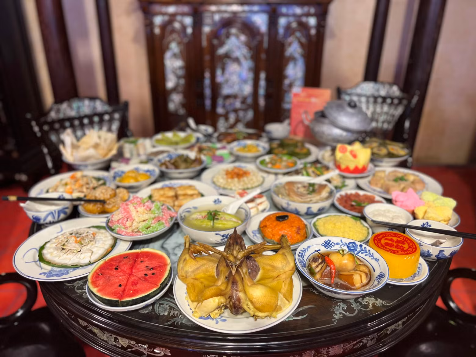 年夜饭。
