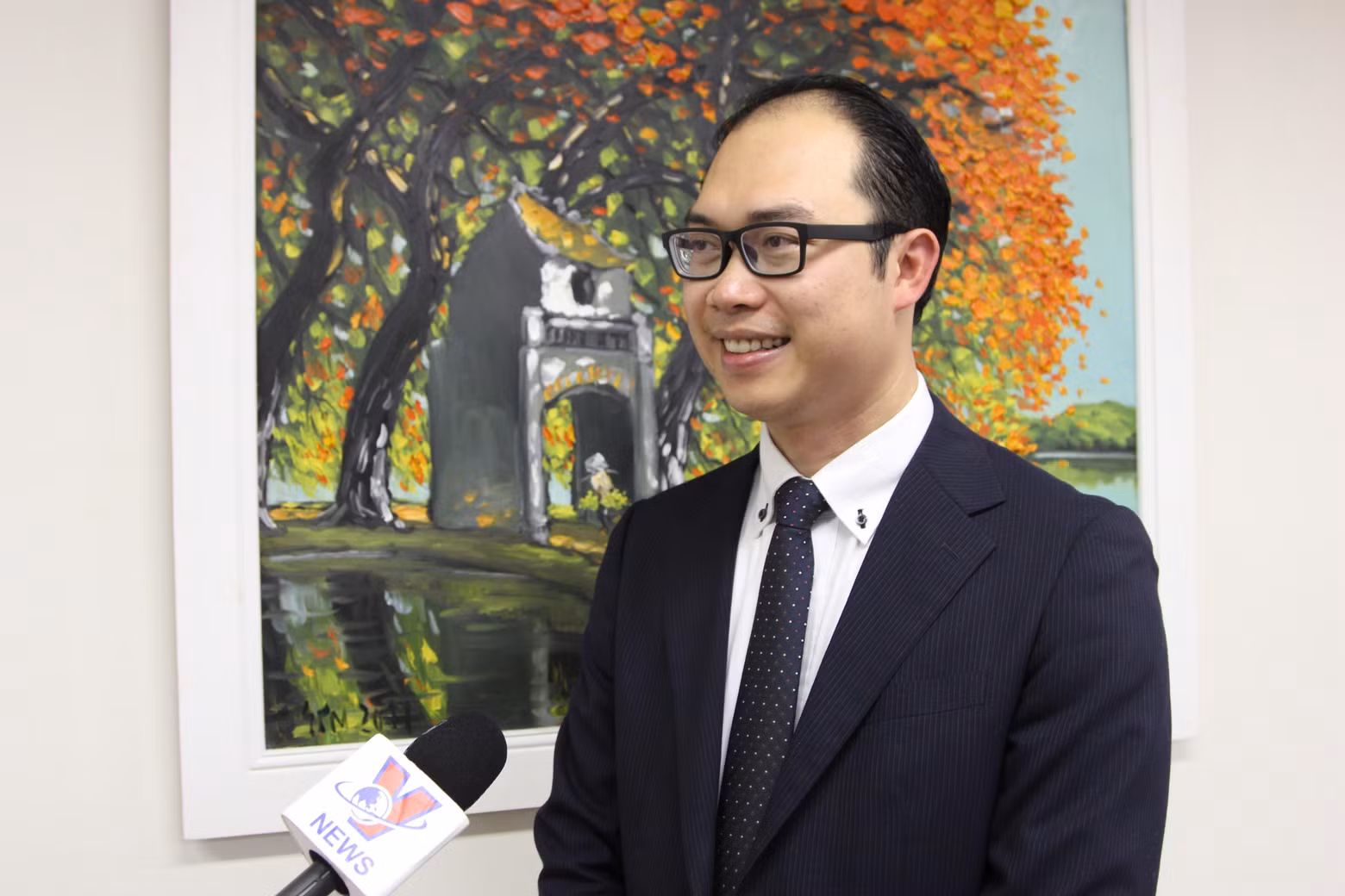 日本越南人联合会成立联络委员会主任阮鸿山。