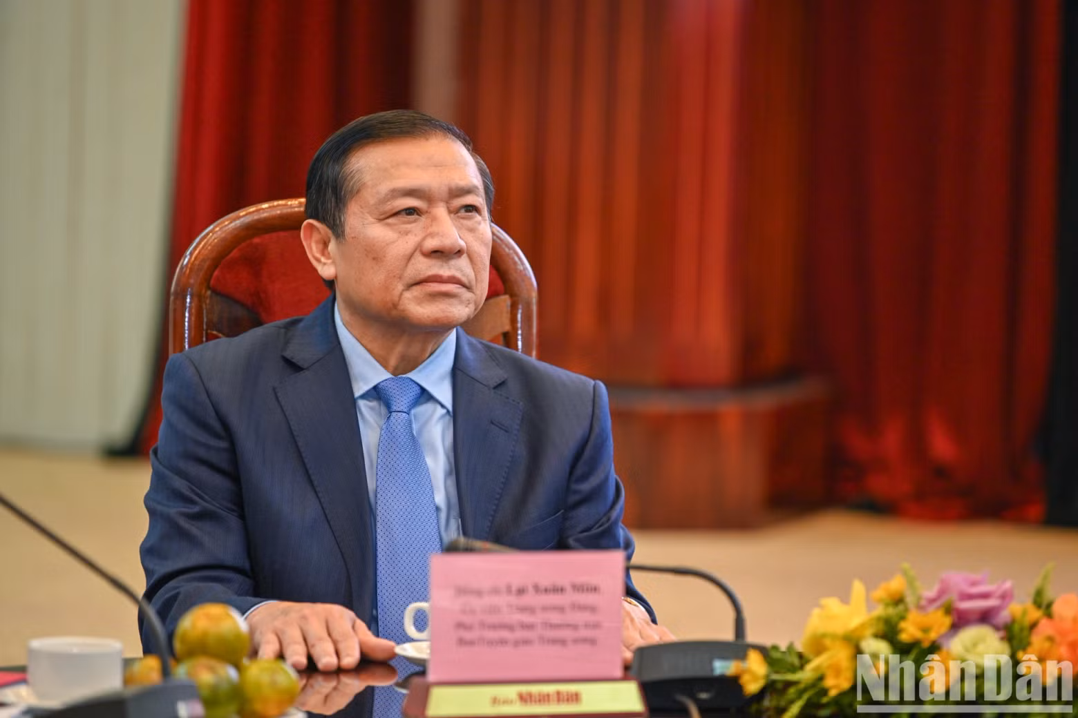 越共中央委员、中央宣教部常务副部长赖春门参加活动。