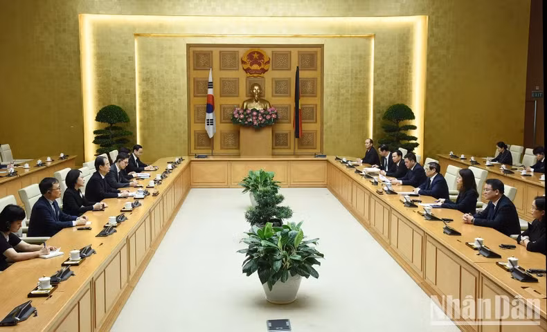 会见场景。