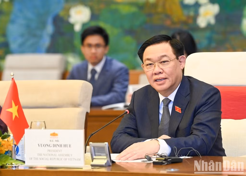 越南国会主席王廷惠与比利时参议院议长斯蒂芬妮·德霍斯举行会谈【组图】 ảnh 8
