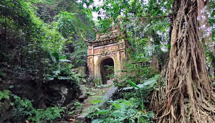 沉寺一角。