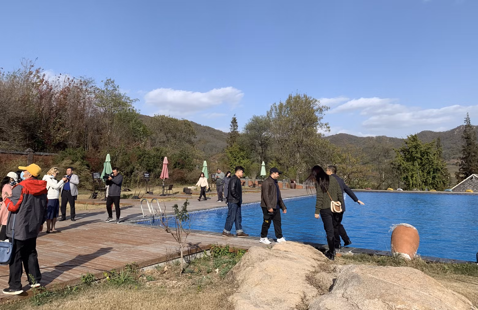 慈口观的室外温泉。