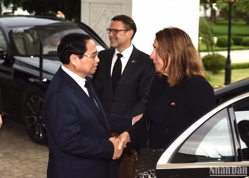 澳大利亚参议院议长苏·莱恩斯女士。