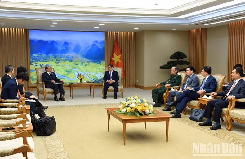 会见场景。