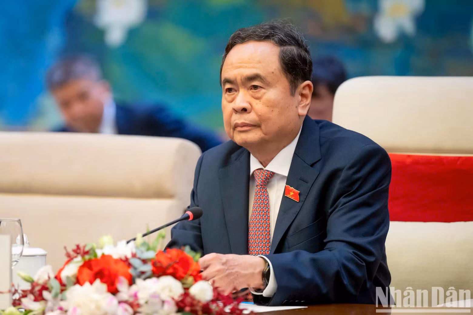 国会主席陈青敏。