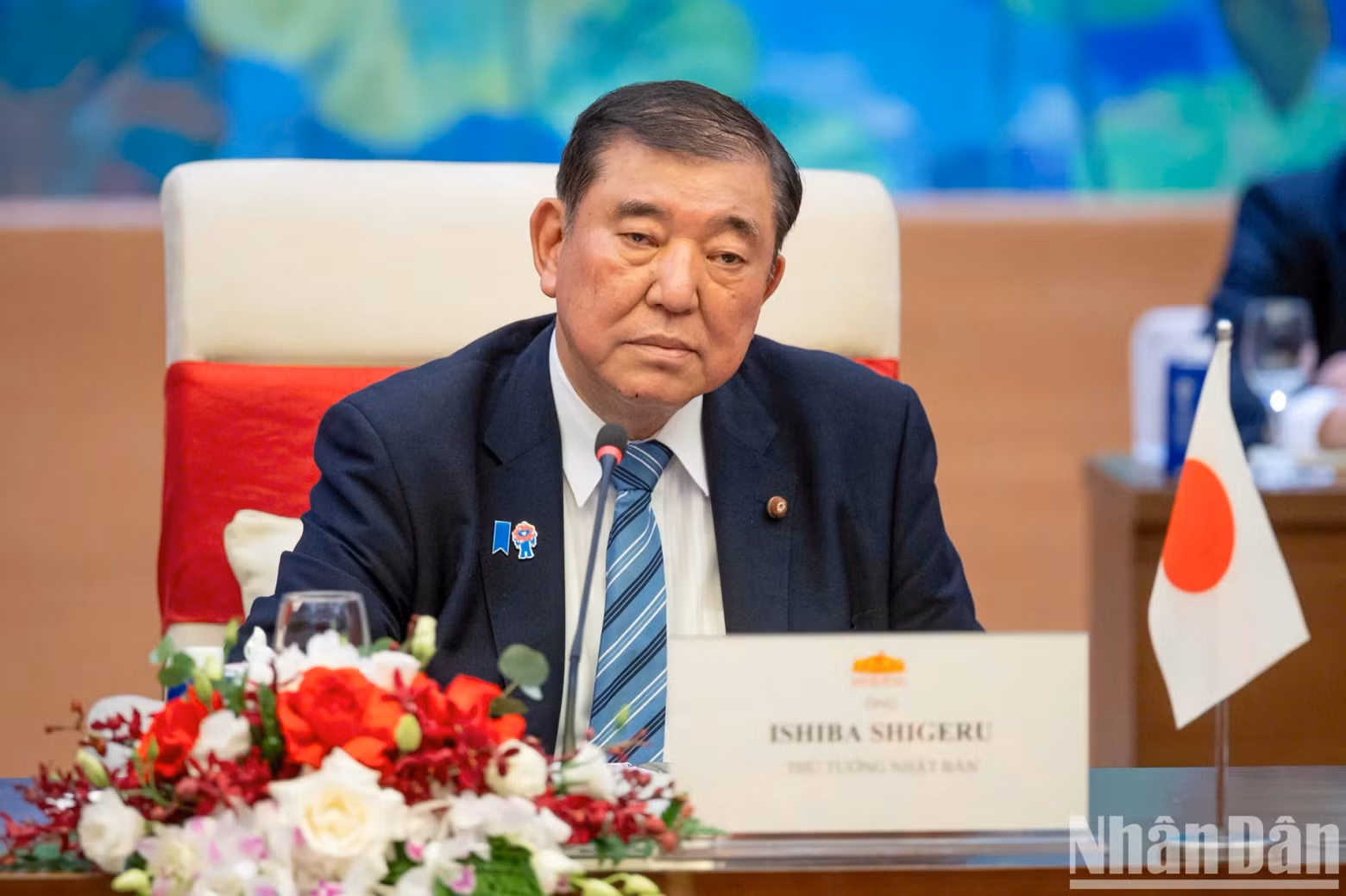 日本首相石破茂。