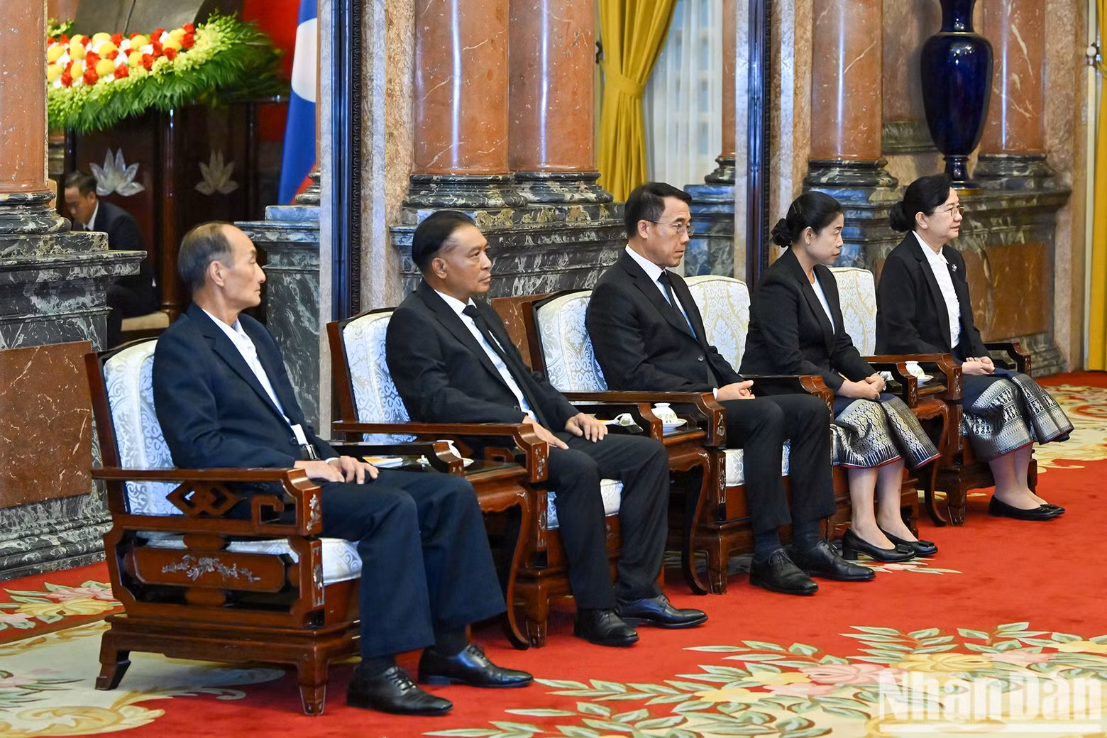 老挝高级代表团。