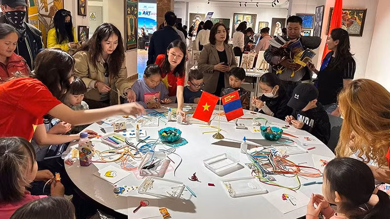越南文化—艺术展位。