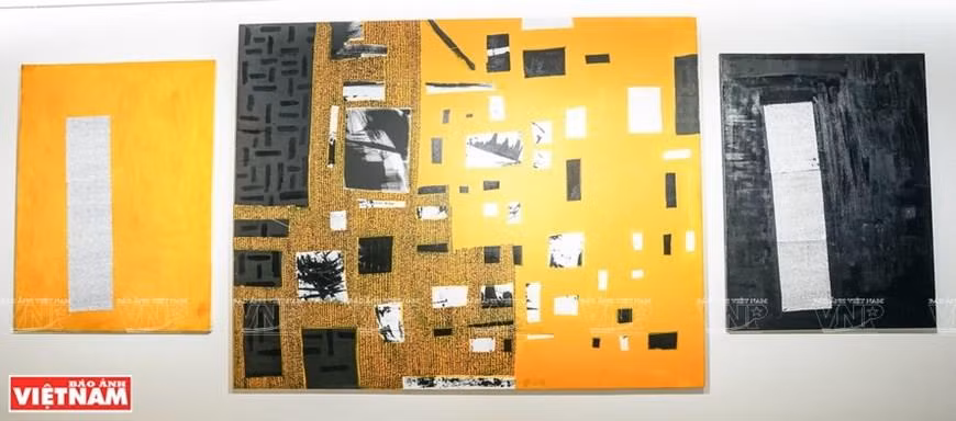 美国画家大卫埃文斯的作品。（图片来源：越南画报）