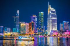 胡志明市一角。