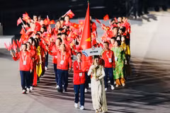 越南体育代表团。