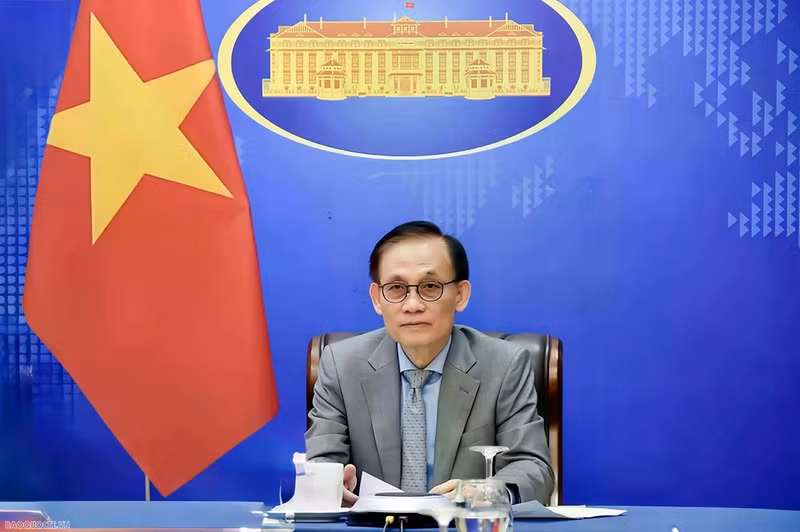 越南外交部长黎怀忠。（外交部供图）