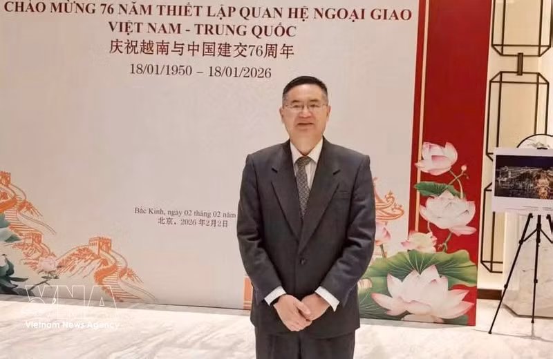 中国浙江工业大学区域国别研究院执行院长，越南研究中心主任成汉平教授、博士。（图片来源：越通社）