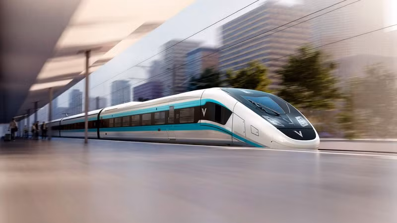 VinSpeed高速列车设计效果图。（德国西门子交通有限公司供图）