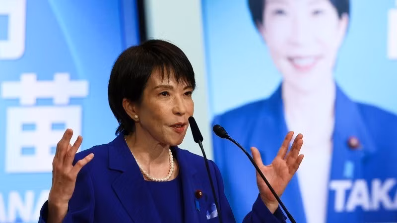 日本首相高市早苗。（图片来源：新华社）