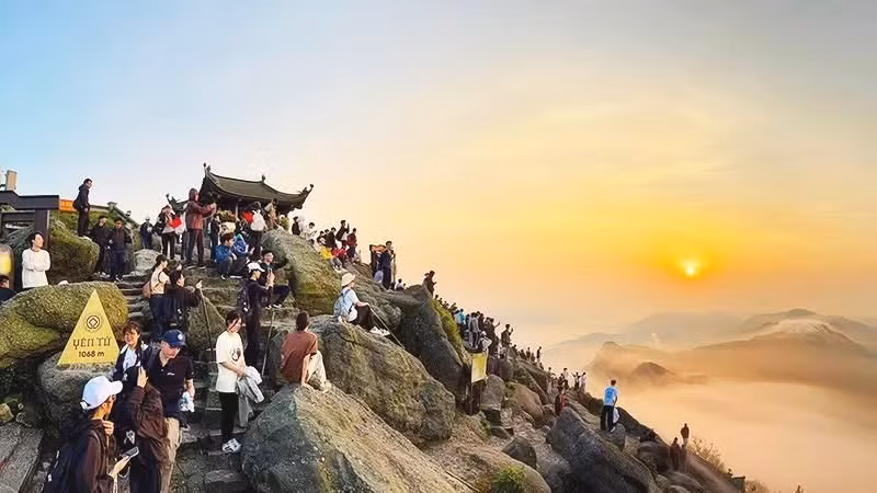 今年前4个月，广宁省安子景区接待游客达100万人次。