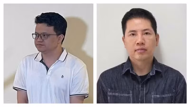 BH Media公司总经理阮海平（左）和Lululola公司经理武文南。（图片来源：政府门户网站）