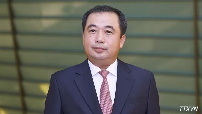 越共中央政治局委员、河内市委书记陈德胜。（图片来源：越通社）